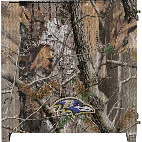 NFL Baltimore Ravens Realtree AP Camo Corsair 4000D Tempered Glass Mid-Tower ATX Case Skin