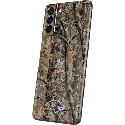 NFL Baltimore Ravens Realtree AP Camo Galaxy S21 5G Skin