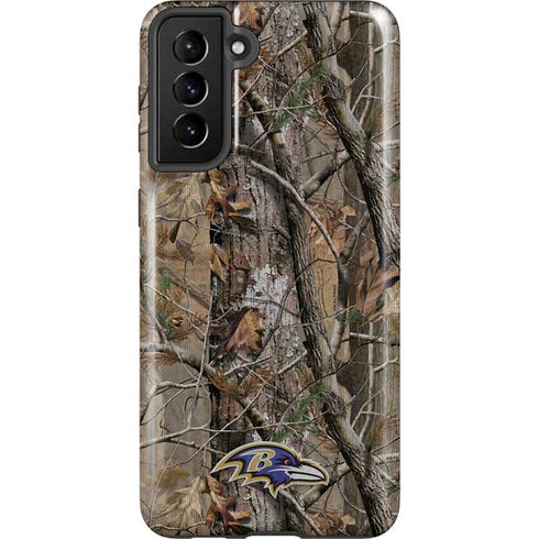 NFL Baltimore Ravens Realtree AP Camo Galaxy S21 Plus 5G Pro Case