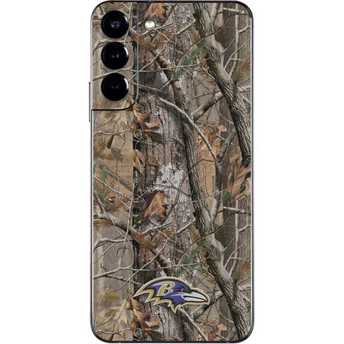 NFL Baltimore Ravens Realtree AP Camo Galaxy S22 Plus Skin