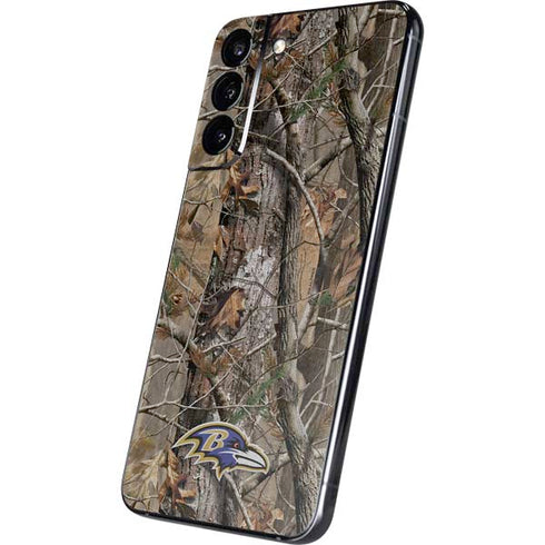 NFL Baltimore Ravens Realtree AP Camo Galaxy S22 Plus Skin