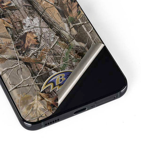 NFL Baltimore Ravens Realtree AP Camo Galaxy S22 Plus Skin