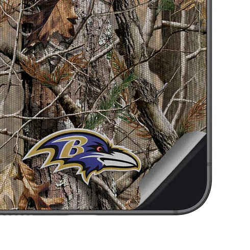 NFL Baltimore Ravens Realtree AP Camo Galaxy S23 FE Skin
