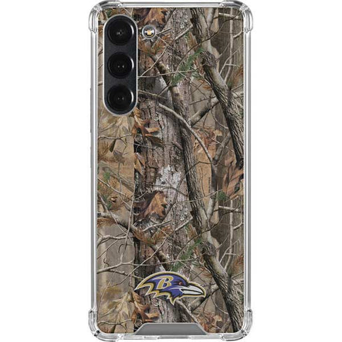 NFL Baltimore Ravens Realtree AP Camo Galaxy S23 Plus Clear Case