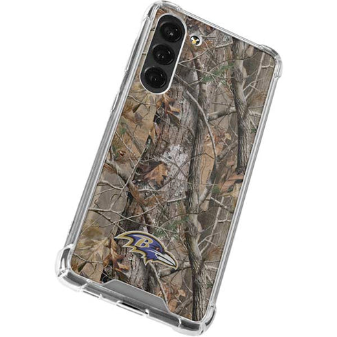 NFL Baltimore Ravens Realtree AP Camo Galaxy S23 Plus Clear Case