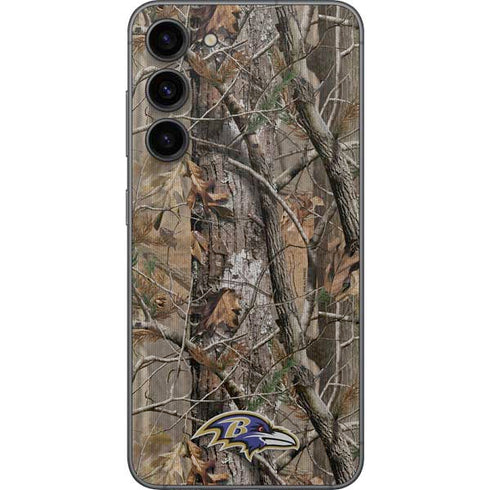 NFL Baltimore Ravens Realtree AP Camo Galaxy S23 Plus Skin