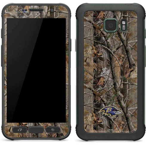 NFL Baltimore Ravens Realtree AP Camo Galaxy S7 Active Skin