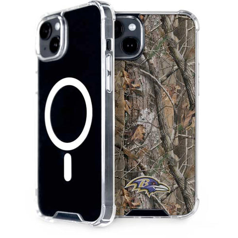 NFL Baltimore Ravens Realtree AP Camo iPhone 14 Plus MagSafe Case
