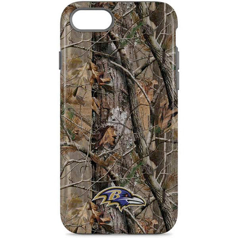 NFL Baltimore Ravens Realtree AP Camo iPhone 8 Pro Case