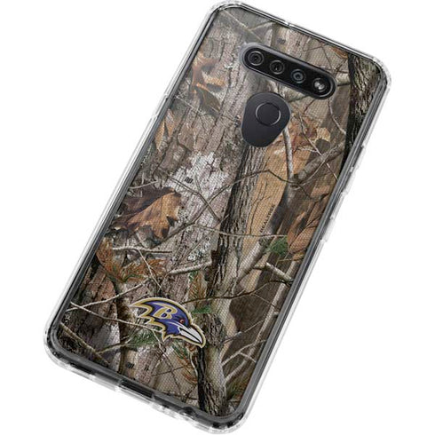 NFL Baltimore Ravens Realtree AP Camo LG K51/Q51 Clear Case