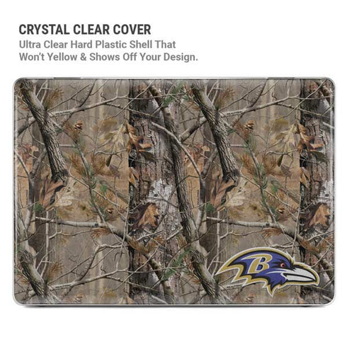 NFL Baltimore Ravens Realtree AP Camo MacBook Air 13in M1 (2021) Case plus Skin