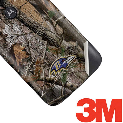 NFL Baltimore Ravens Realtree AP Camo Moto E5 Play Skin