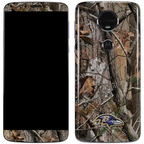 NFL Baltimore Ravens Realtree AP Camo Moto E5 Plus Skin