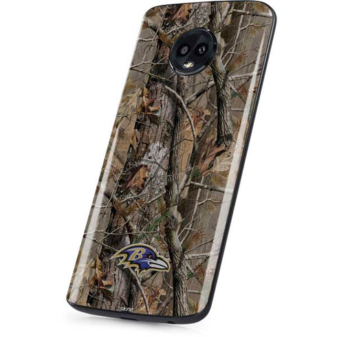 NFL Baltimore Ravens Realtree AP Camo Moto G6 Skin