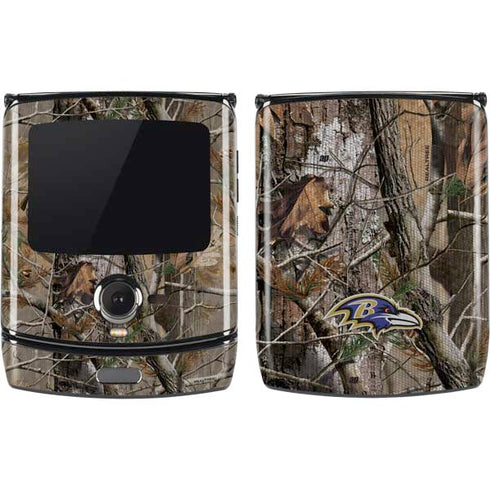 NFL Baltimore Ravens Realtree AP Camo Motorola RAZR Skin