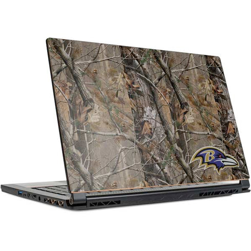 NFL Baltimore Ravens Realtree AP Camo MSI GS65 Stealth Laptop Skin