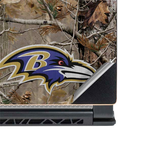 NFL Baltimore Ravens Realtree AP Camo MSI GS65 Stealth Laptop Skin