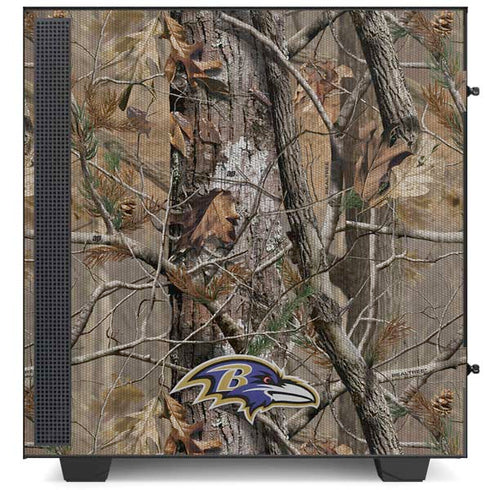 NFL Baltimore Ravens Realtree AP Camo NZXT H510 Compact ATX Mid-Tower Case Skin