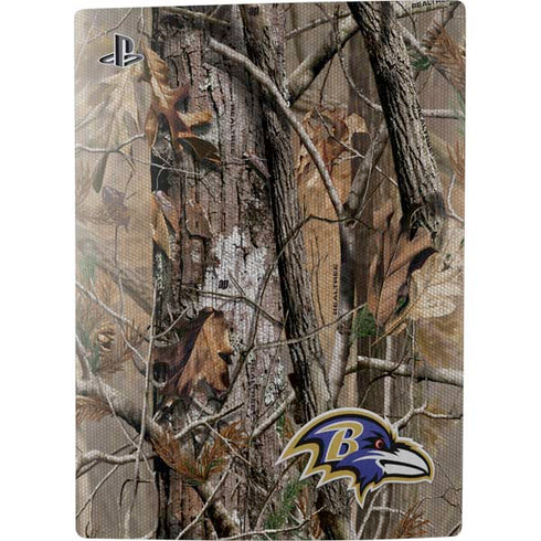 NFL Baltimore Ravens Realtree AP Camo PS5 Console Skin