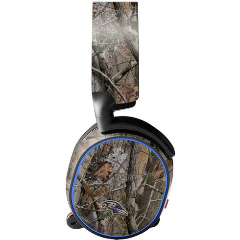 NFL Baltimore Ravens Realtree AP Camo SteelSeries Arctis 3 Skin