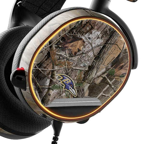 NFL Baltimore Ravens Realtree AP Camo SteelSeries Arctis 5 Skin