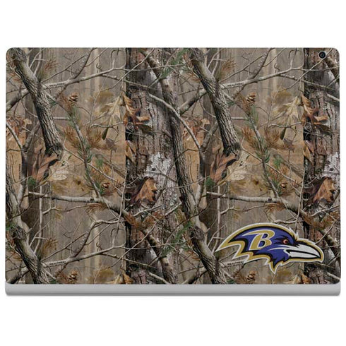NFL Baltimore Ravens Realtree AP Camo Surface Book 2 15in Skin