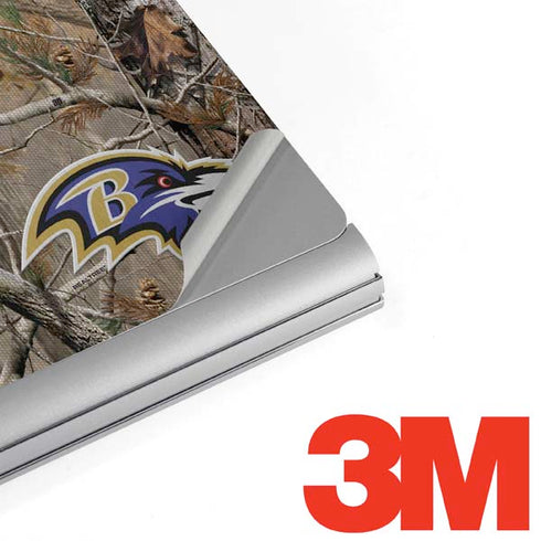 NFL Baltimore Ravens Realtree AP Camo Surface Book 2 15in Skin