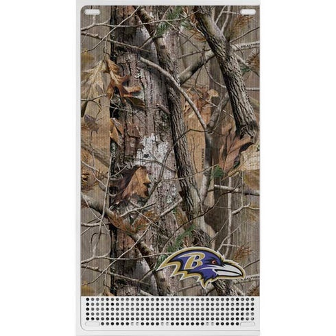 NFL Baltimore Ravens Realtree AP Camo Xbox Series S Skins