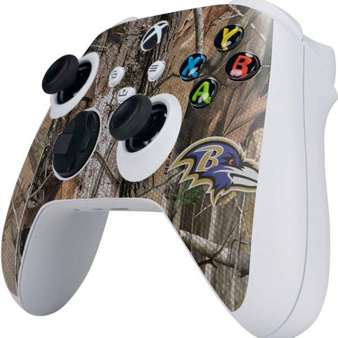 NFL Baltimore Ravens Realtree AP Camo Xbox Series S Controller Skin