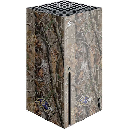 NFL Baltimore Ravens Realtree AP Camo Xbox Series X Console Skin