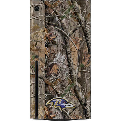 NFL Baltimore Ravens Realtree AP Camo Xbox Series X Console Skin