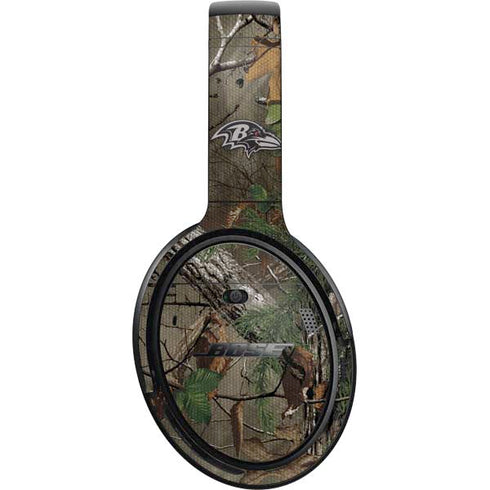 NFL Baltimore Ravens Realtree Xtra Green Camo Bose QuietComfort 35 II Headphones Skin