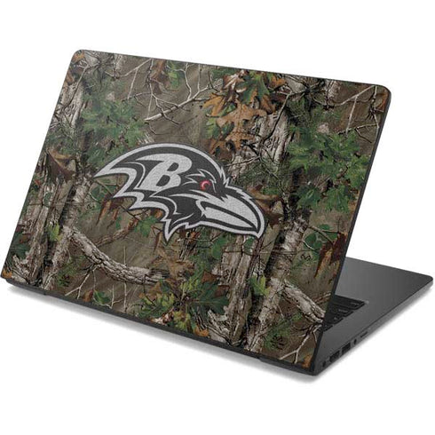 NFL Baltimore Ravens Realtree Xtra Green Camo Dell Chromebook Skin