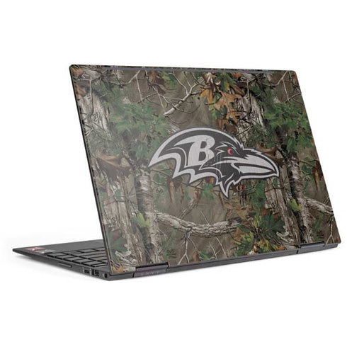 NFL Baltimore Ravens Realtree Xtra Green Camo HP Envy Skin