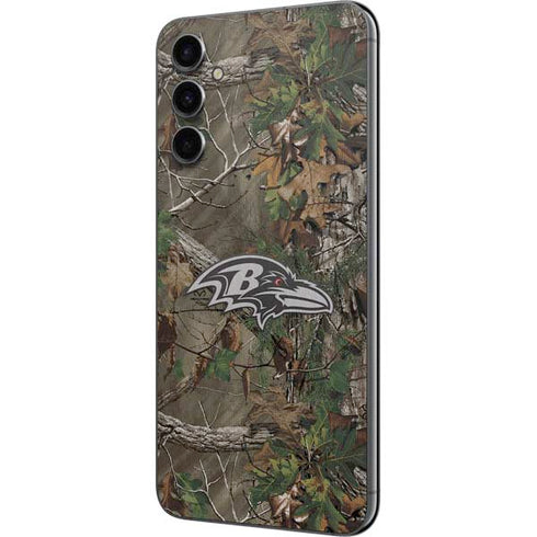 NFL Baltimore Ravens Realtree Xtra Green Camo Galaxy A14 5G Skin