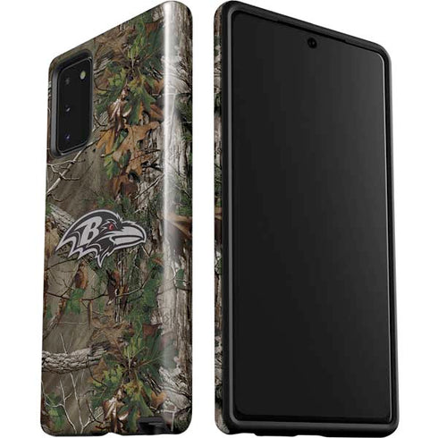 NFL Baltimore Ravens Realtree Xtra Green Camo Galaxy Note20 5G Pro Case