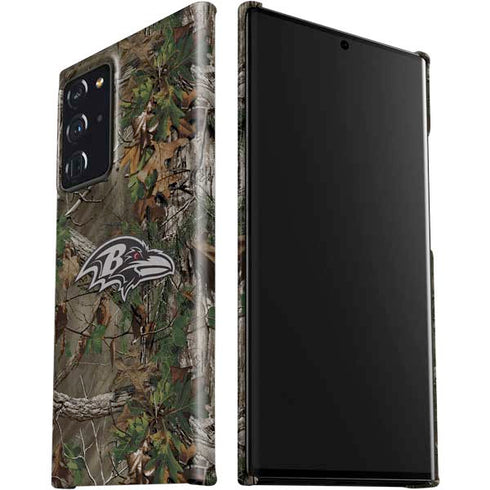 NFL Baltimore Ravens Realtree Xtra Green Camo Galaxy Note20 Ultra 5G Lite Case