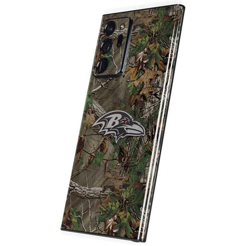 NFL Baltimore Ravens Realtree Xtra Green Camo Galaxy Note20 Ultra 5G Skin