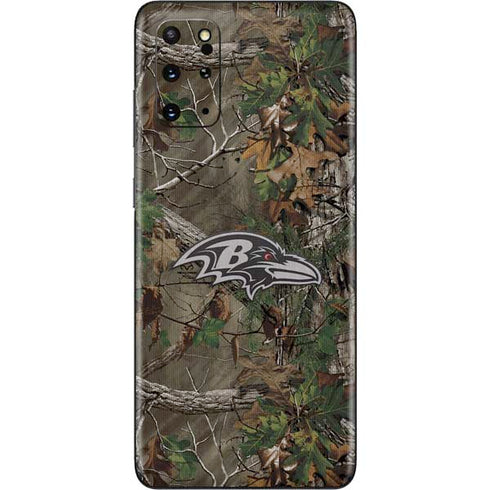 NFL Baltimore Ravens Realtree Xtra Green Camo Galaxy S20 Plus Skin