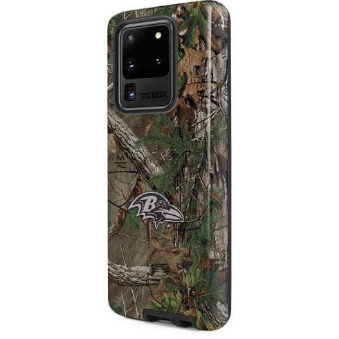 NFL Baltimore Ravens Realtree Xtra Green Camo Galaxy S20 Ultra 5G Pro Case