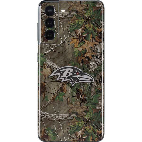 NFL Baltimore Ravens Realtree Xtra Green Camo Galaxy S21 5G Skin
