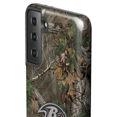 NFL Baltimore Ravens Realtree Xtra Green Camo Galaxy S21 Plus 5G Pro Case