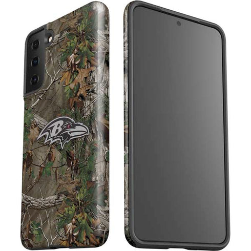 NFL Baltimore Ravens Realtree Xtra Green Camo Galaxy S21 Plus 5G Pro Case