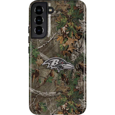 NFL Baltimore Ravens Realtree Xtra Green Camo Galaxy S22 Plus Pro Case