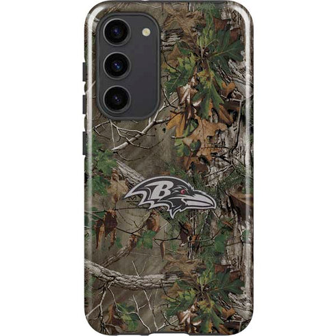 NFL Baltimore Ravens Realtree Xtra Green Camo Galaxy S23 Plus Pro Case