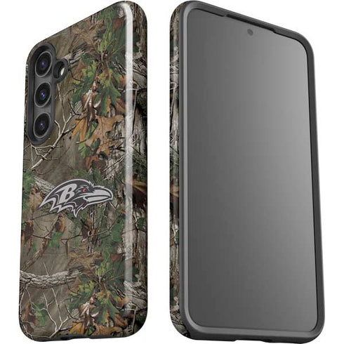 NFL Baltimore Ravens Realtree Xtra Green Camo Galaxy S24 Plus Impact Case