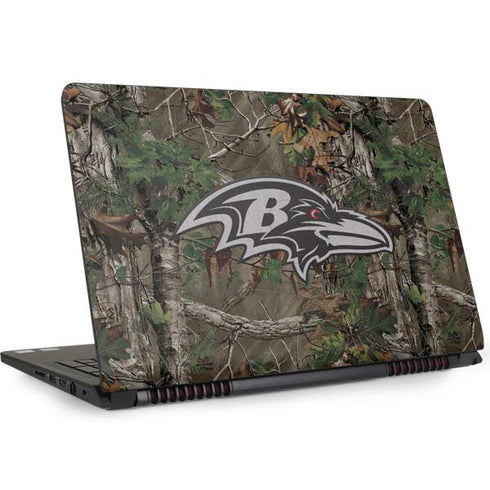 NFL Baltimore Ravens Realtree Xtra Green Camo Dell Inspiron Skin
