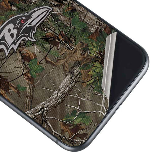 NFL Baltimore Ravens Realtree Xtra Green Camo iPhone 11 Skin