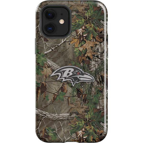 NFL Baltimore Ravens Realtree Xtra Green Camo iPhone 12 Impact Case