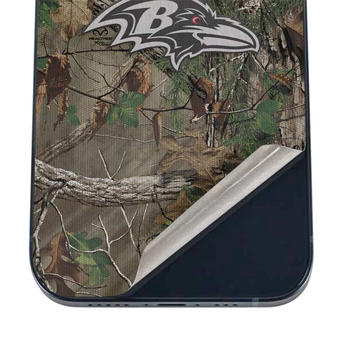NFL Baltimore Ravens Realtree Xtra Green Camo iPhone 12 Mini Skin